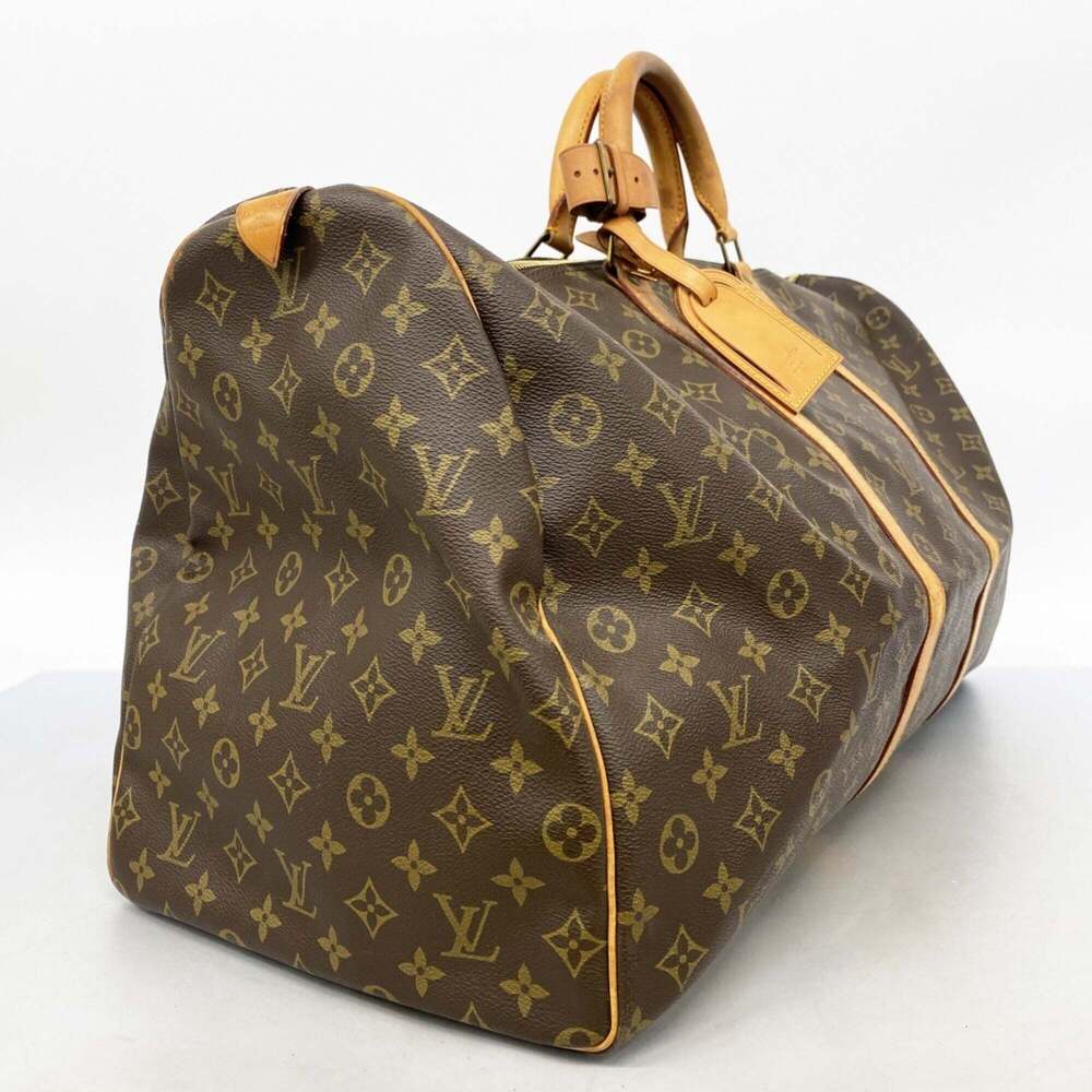 LOUIS VUITTON Brown Monogram Keepall 60 Boston Bag - Picture 2 of 11
